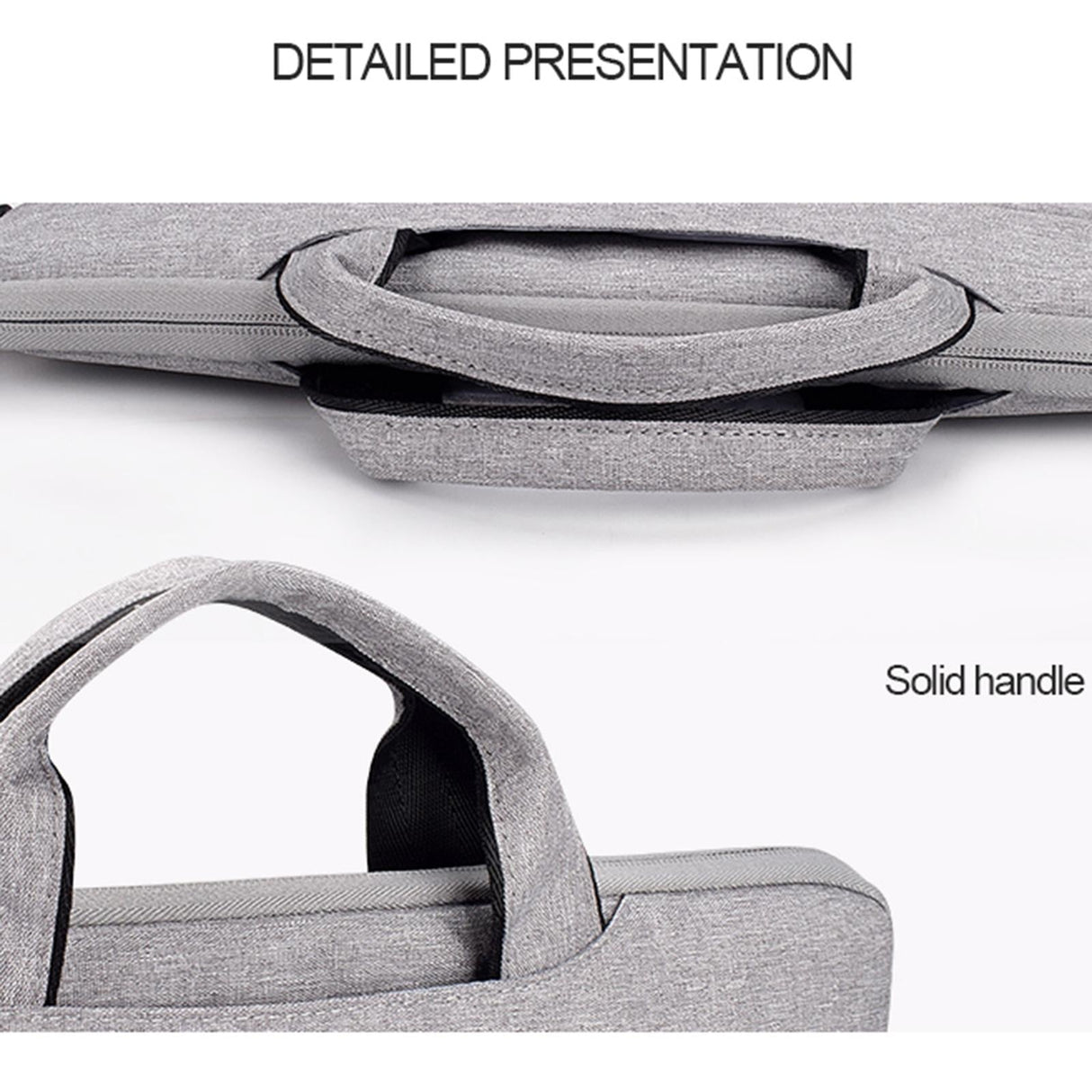 14.1-15.4 Inch Portable Laptop Shoulder Bag in Oxford Cloth & Nylon - Deep Space Gray