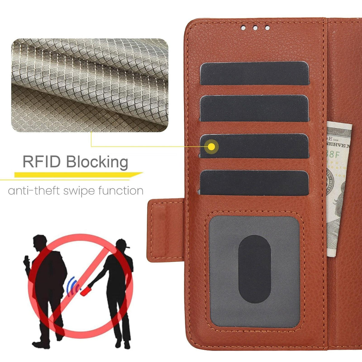 For Samsung Galaxy Z Fold4 5G Leather Phone Case With Pen Slot - Purple