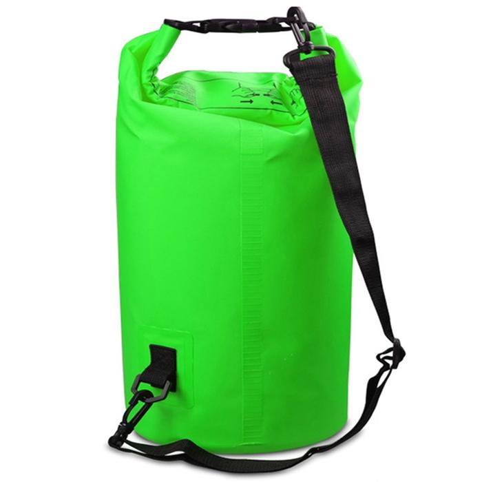 Waterproof Single Shoulder Bag Dry Sack 15L Capacity - Dark Blue