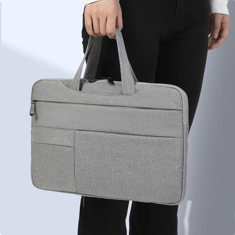 15.6 Inch Waterproof Laptop Handbag in Oxford Cloth - Navy Blue