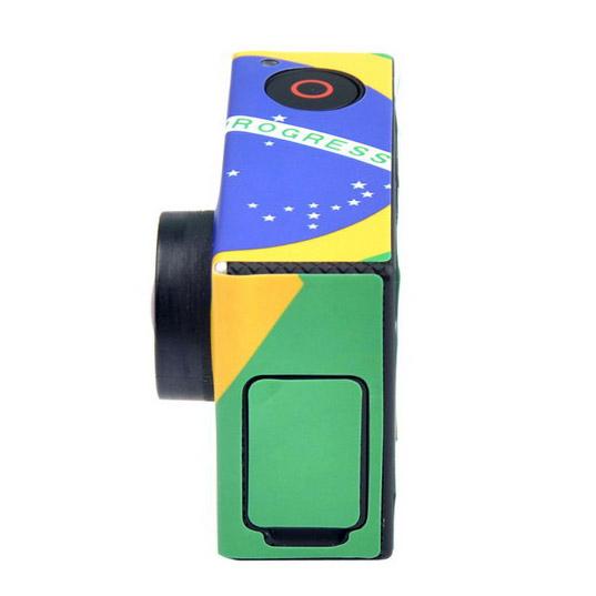 Custom Sticker for Gopro Hero3 / 3 Case - Brazil Flag