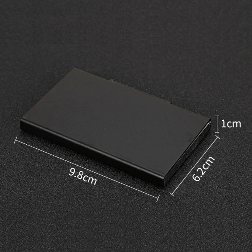 Aluminum Rfid Blocking Credit Card Holder - Silver