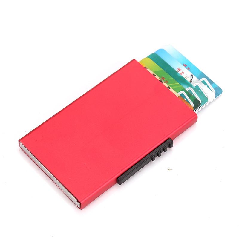 Aluminum Rfid Blocking Credit Card Holder - Silver