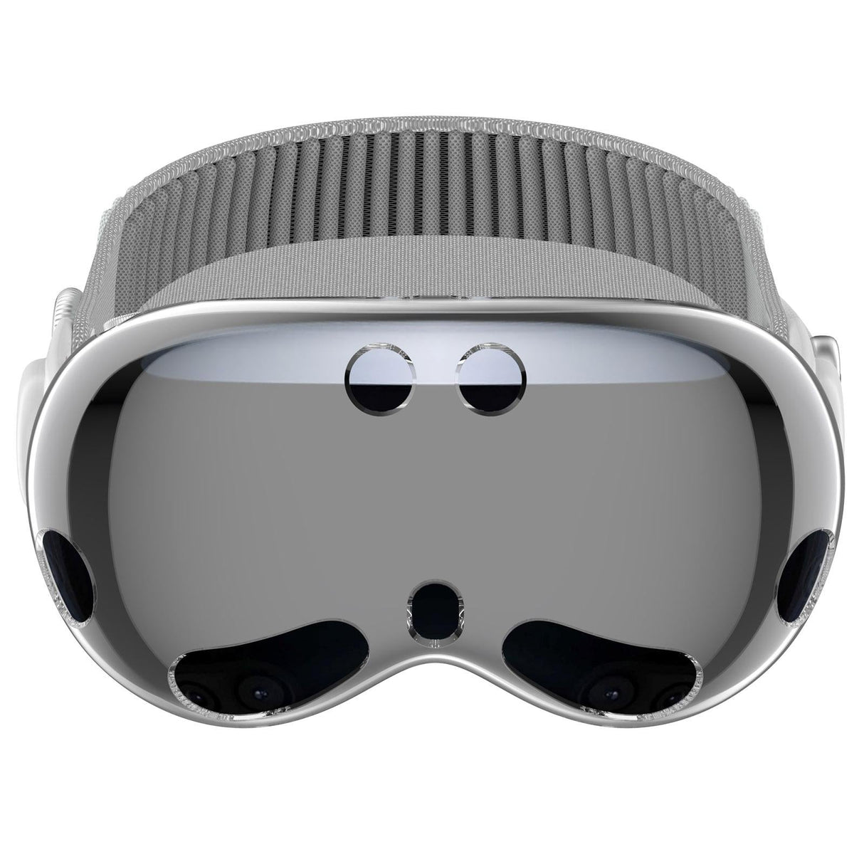 Vr Case for Apple Vision Pro - Electroplated Tpu - Transparent
