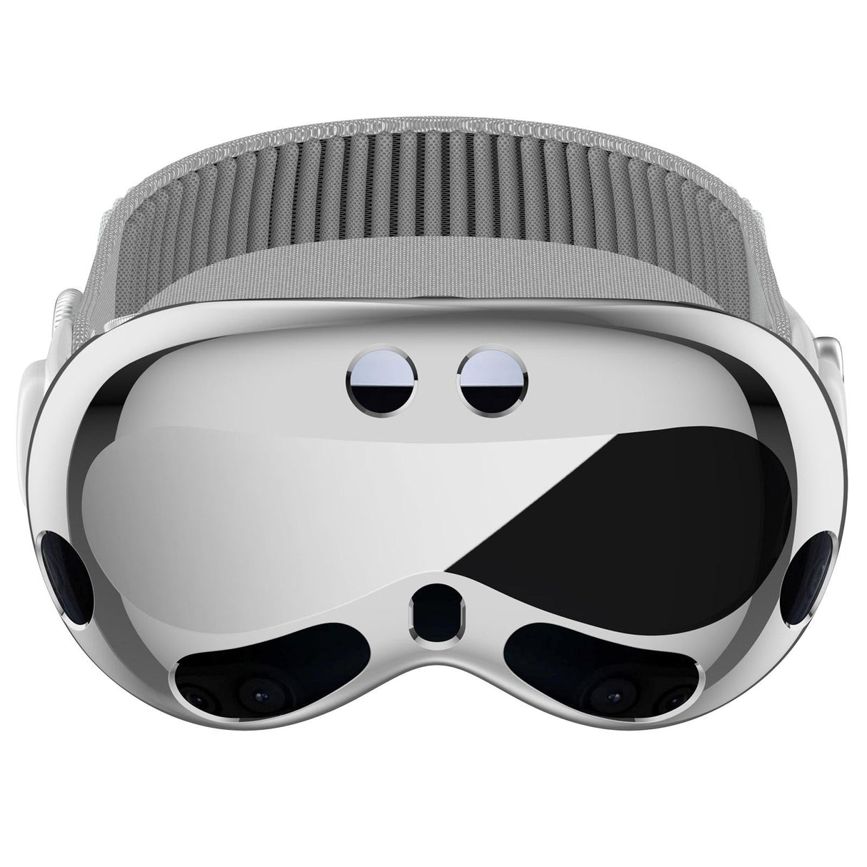 Vr Case for Apple Vision Pro - Electroplated Tpu - Transparent