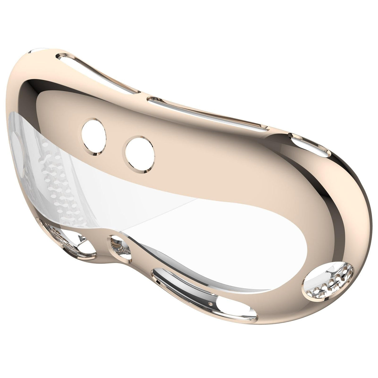 Vr Case for Apple Vision Pro - Electroplated Tpu - Transparent