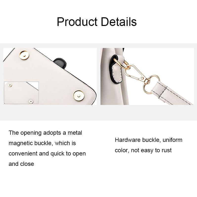 Versatile Small Square Handbag For Women - Rice Gray