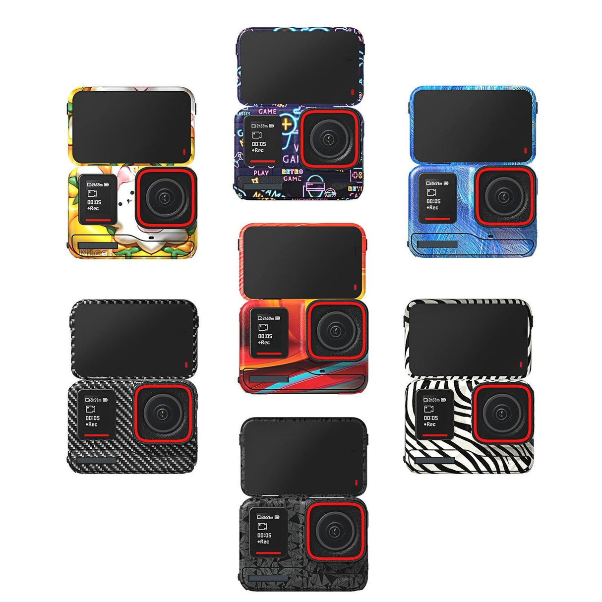 Sports Camera Accessories for Insta360 Ace Pro - Amagisn Body Sticker - Neon