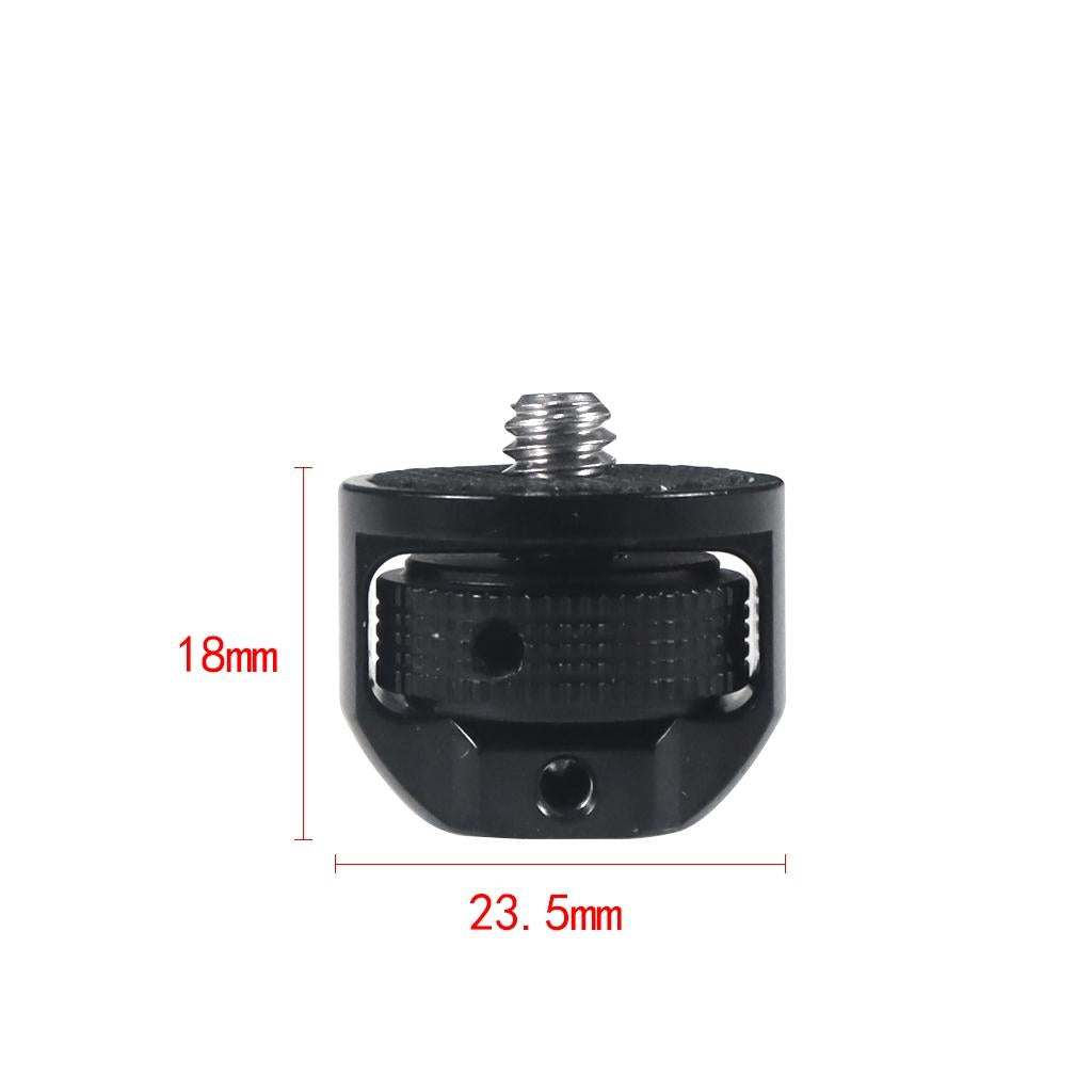 Universal 1 / 4 Inch Camera Adapter for Dji Pocket 2 / Insta360 one X2 - Black + Titanium