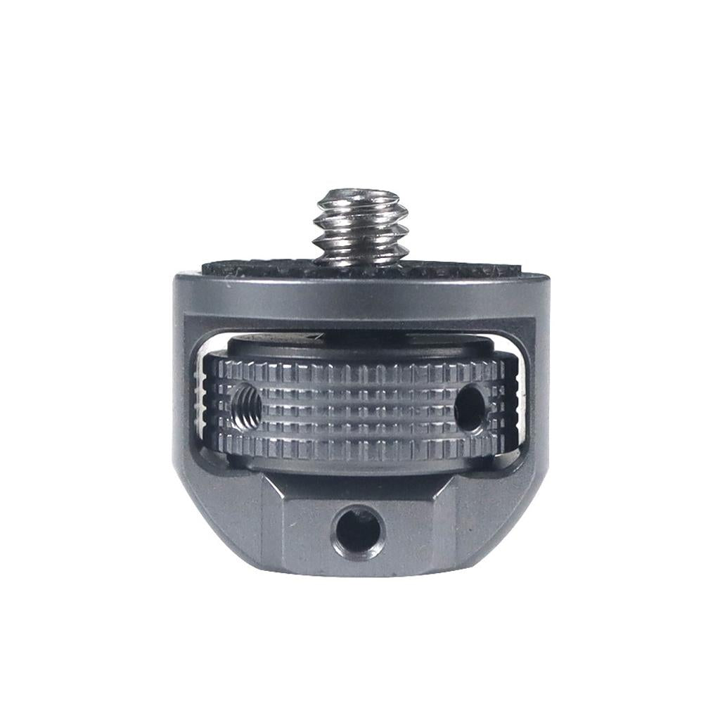 Universal 1 / 4 Inch Camera Adapter for Dji Pocket 2 / Insta360 one X2 - Black + Titanium