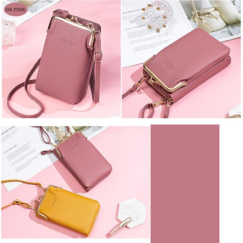 Stylish Pebbled Shoulder Bag For Women - Pink