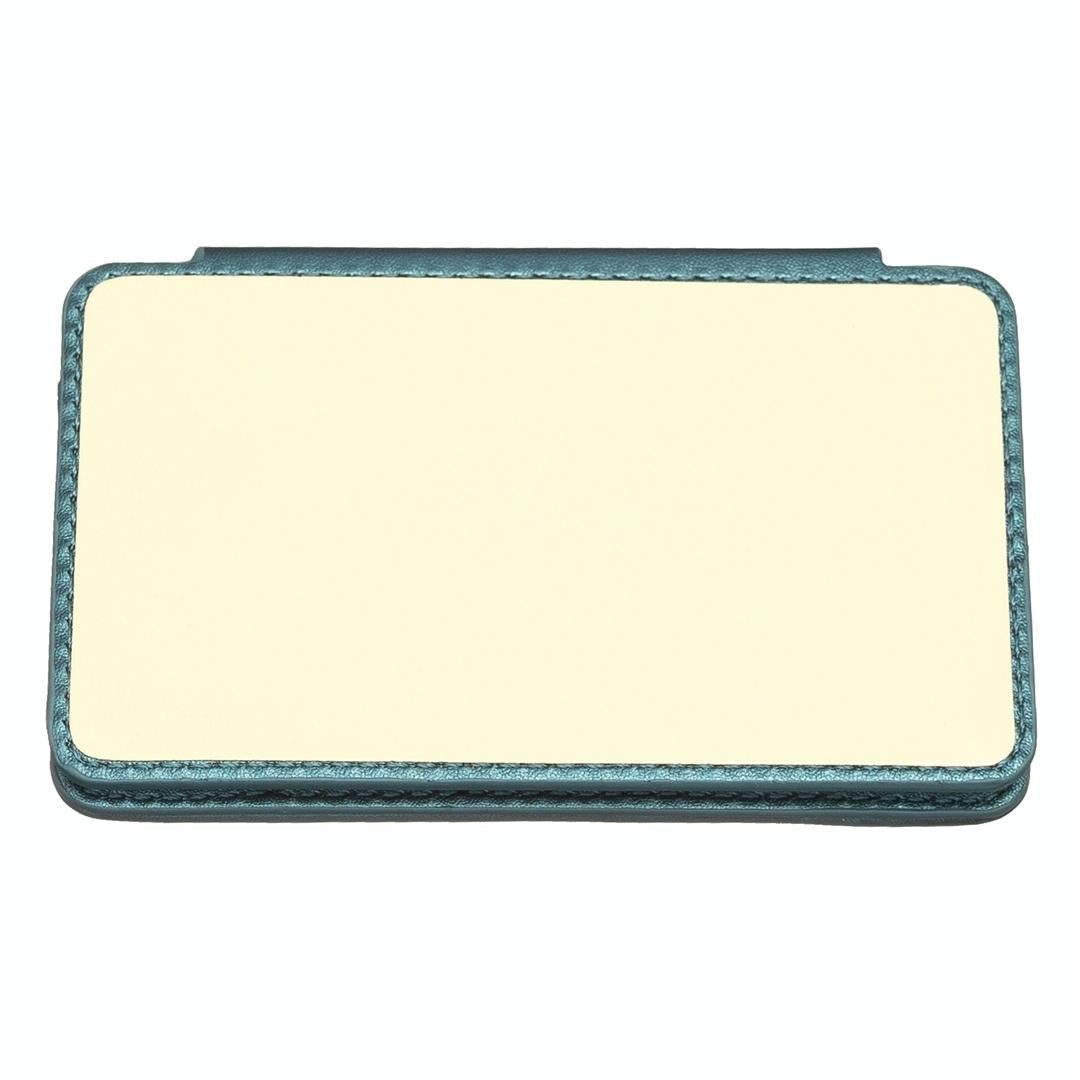 Grid Pattern Card Bag Sticker For Mobile Phones - Blue