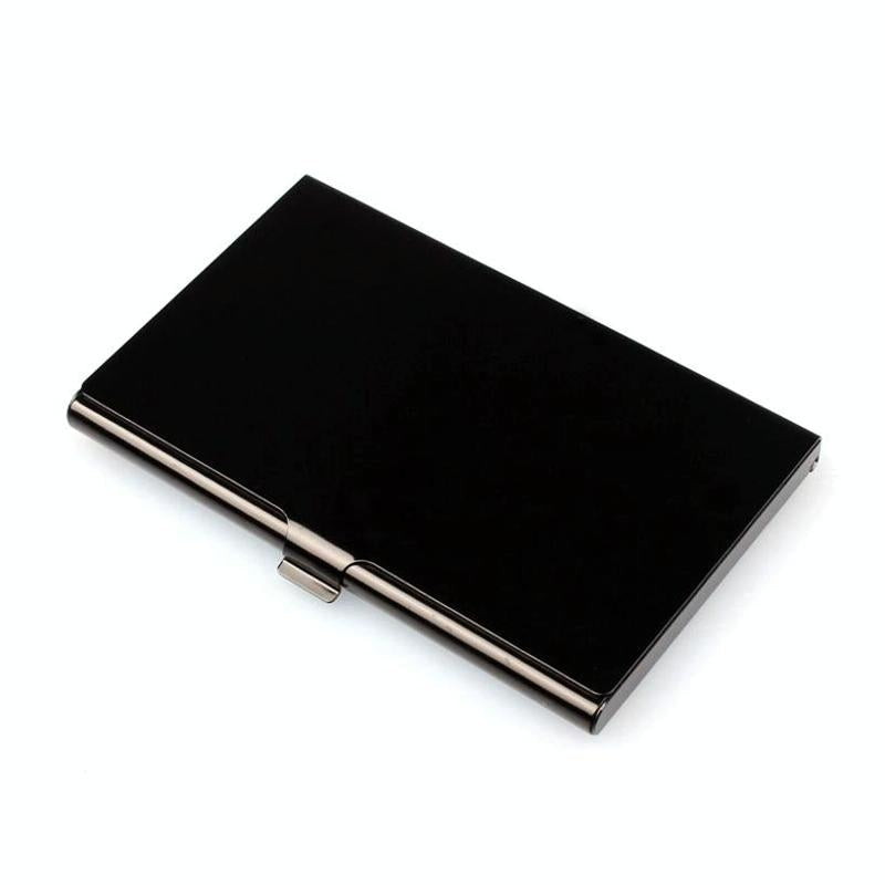 Business Id Credit Card Holder Wallet Black