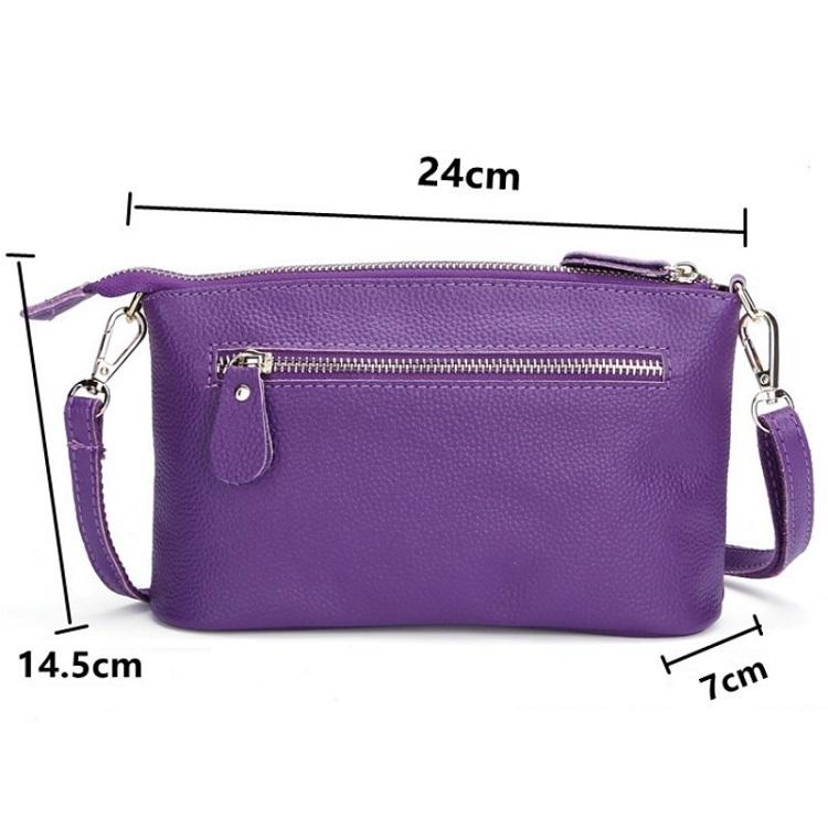 Fringed One Shoulder Bag For Women Large Capacity Casual - Deep Purple