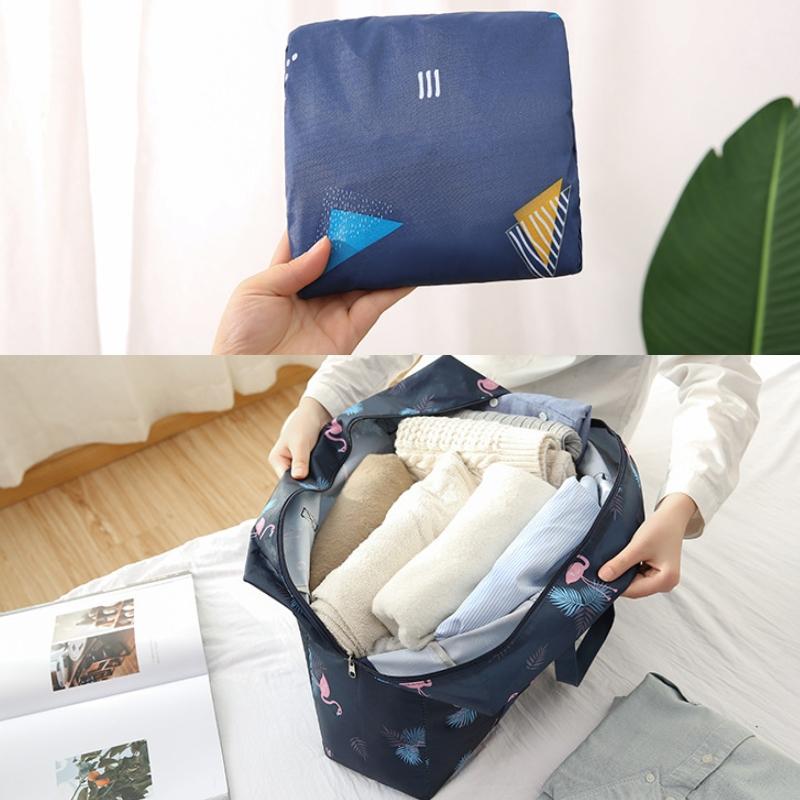 Waterproof Foldable Travel Bag - Compact & Durable - Pink Lamb