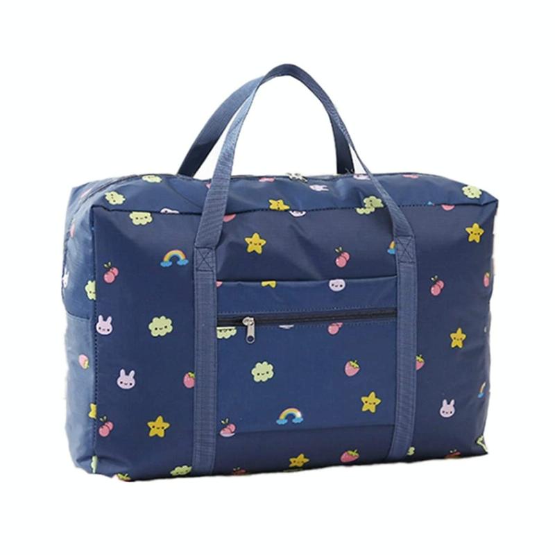 Waterproof Foldable Travel Bag - Compact & Durable - Pink Lamb