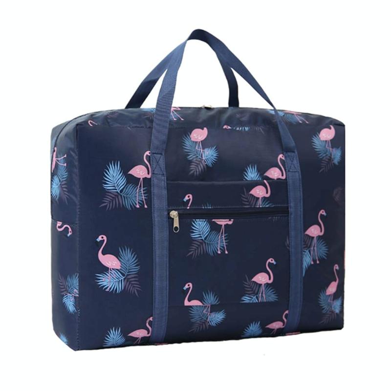 Waterproof Foldable Travel Bag - Compact & Durable - Pink Lamb