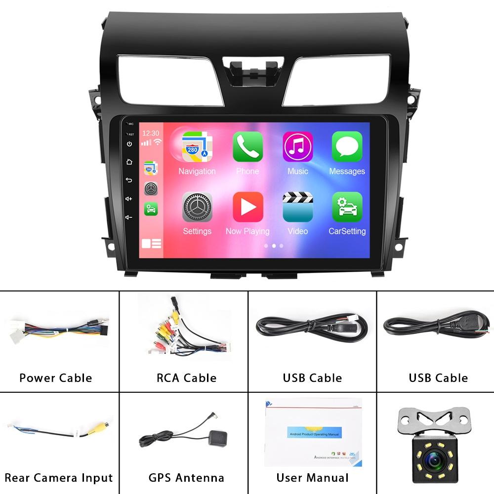 10.1 Inch Car Mp5 Player For Nissan Teana 13-16 - Wifi 1 + 32G Reversing Video Screen - Standard + Ahd Camera