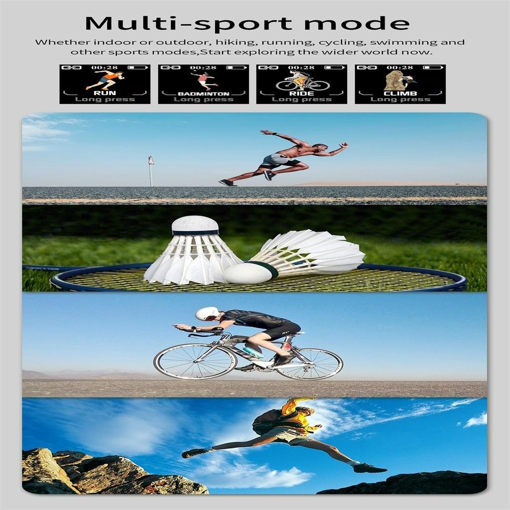 Smart Watch With Call Reminder And Health Monitoring - Gray