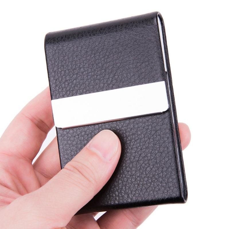 Business Card Case For Advertising Fits Most Cards - Gray