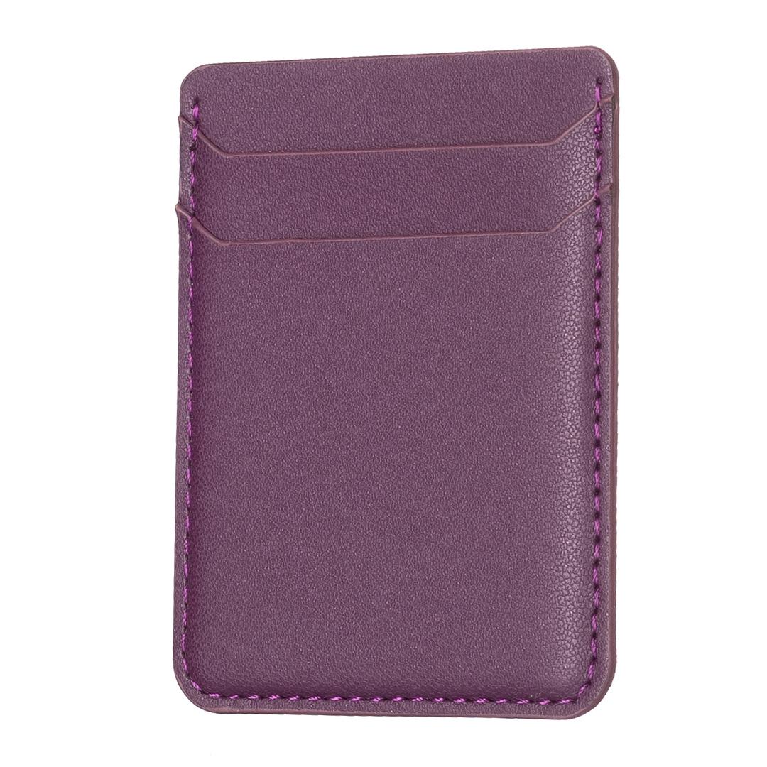 R20 Texture Card Bag Back Sticker For Mobile Phones - Purple