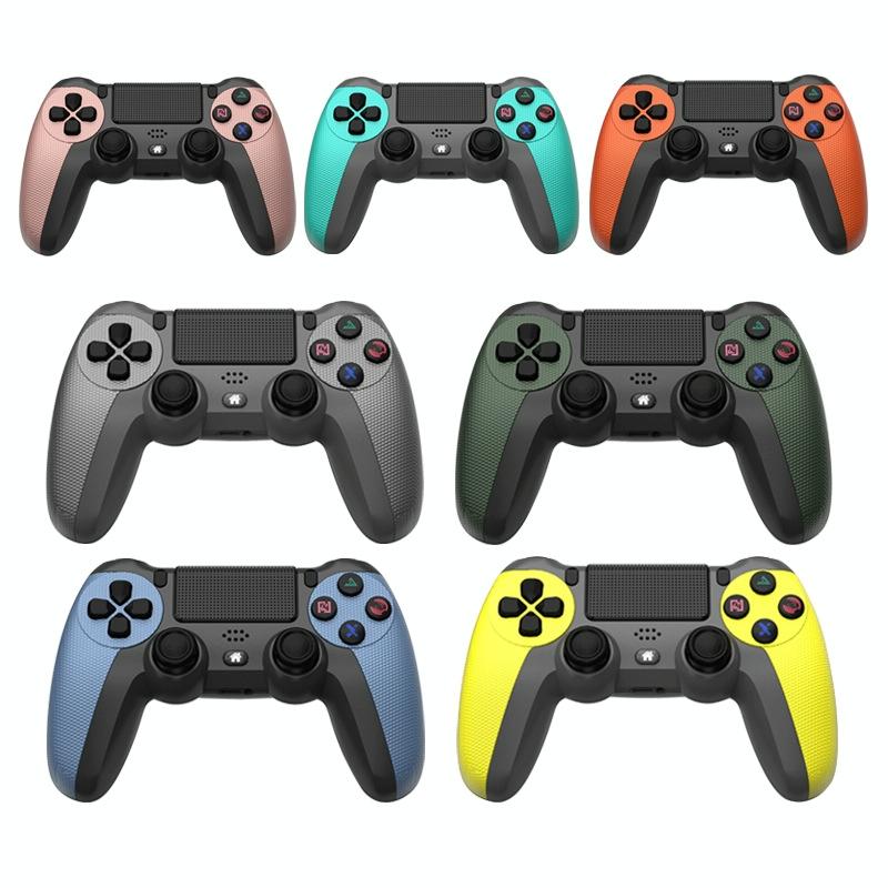 Wireless Bluetooth Gamepad Controller for Ps4 - Battle Gray with Light Bar - Lemon Yellow