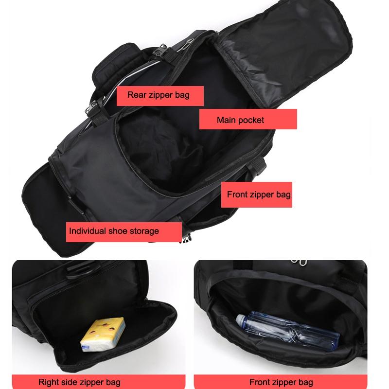 Waterproof Fitness Backpack For Swimming And Travel - Red