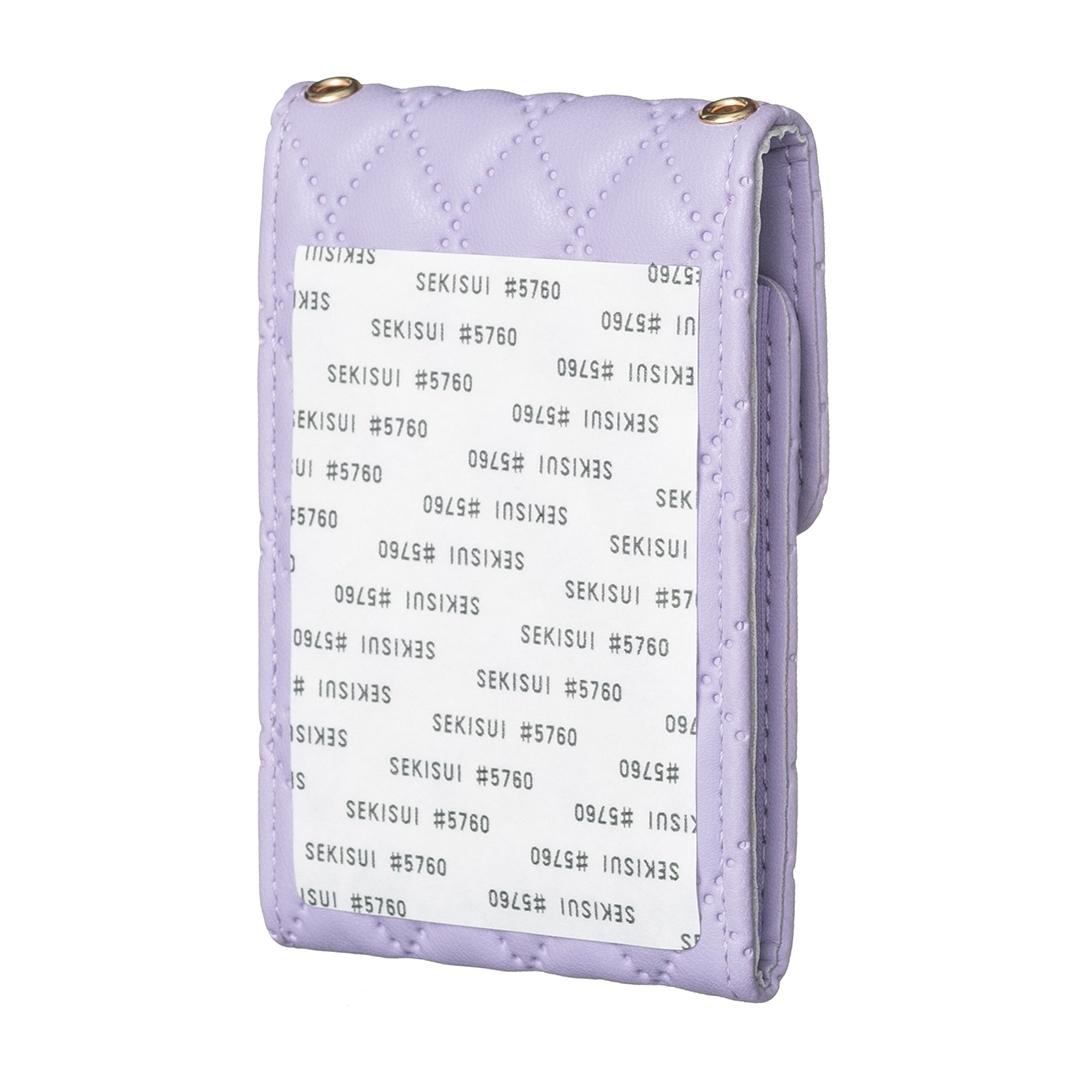Vertical Card Bag For Mobile Phones Sticker - Purple