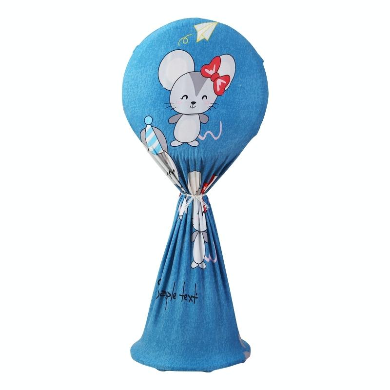 Fan Dust-proof Cover for Household Floor - Chrysanthemum