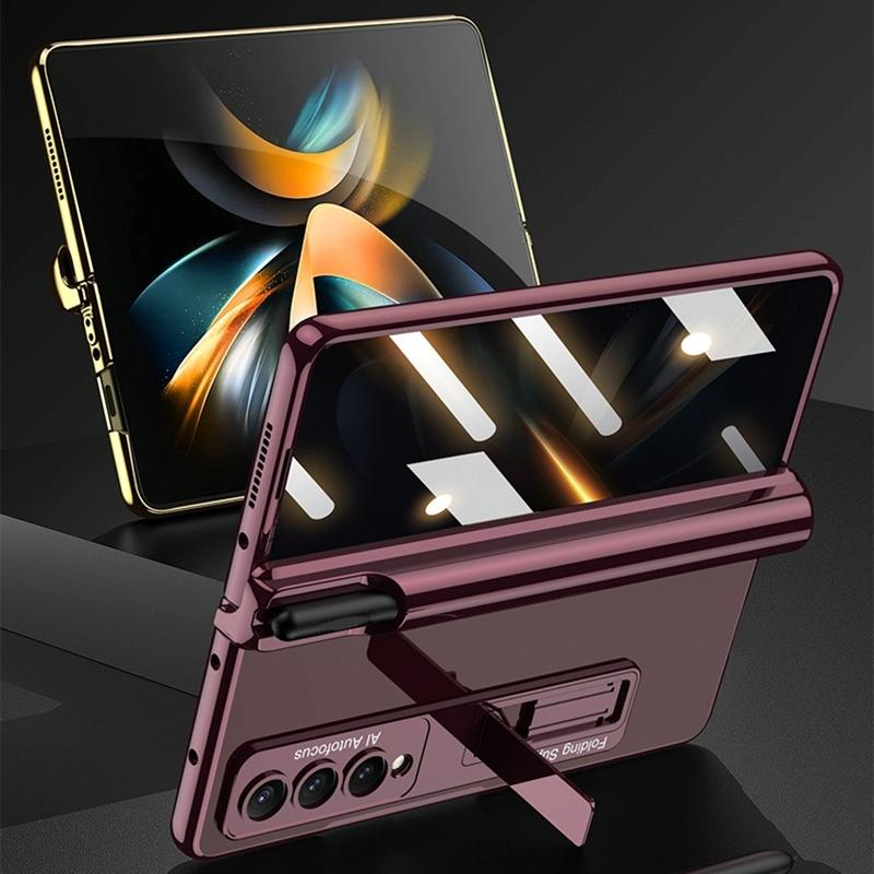 For Samsung Galaxy Z Fold4 5G Magnetic Privacy Case - Foldable - Black