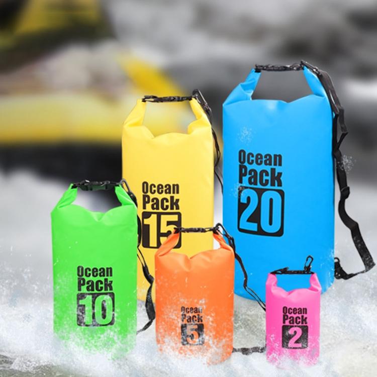 Waterproof Outdoor Dry Bag 2L Pvc Barrel Bag For Ultimate Protection - Pink
