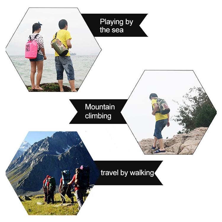 Waterproof Outdoor Dry Bag 2L Pvc Barrel Bag For Ultimate Protection - Pink