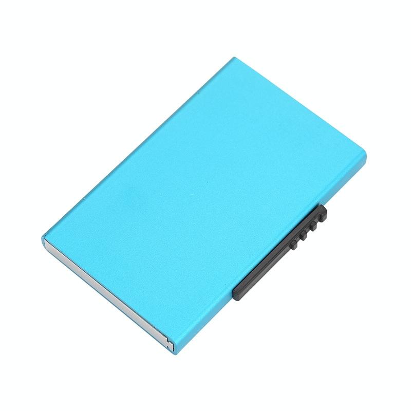 Aluminum Rfid Blocking Credit Card Holder - Gray