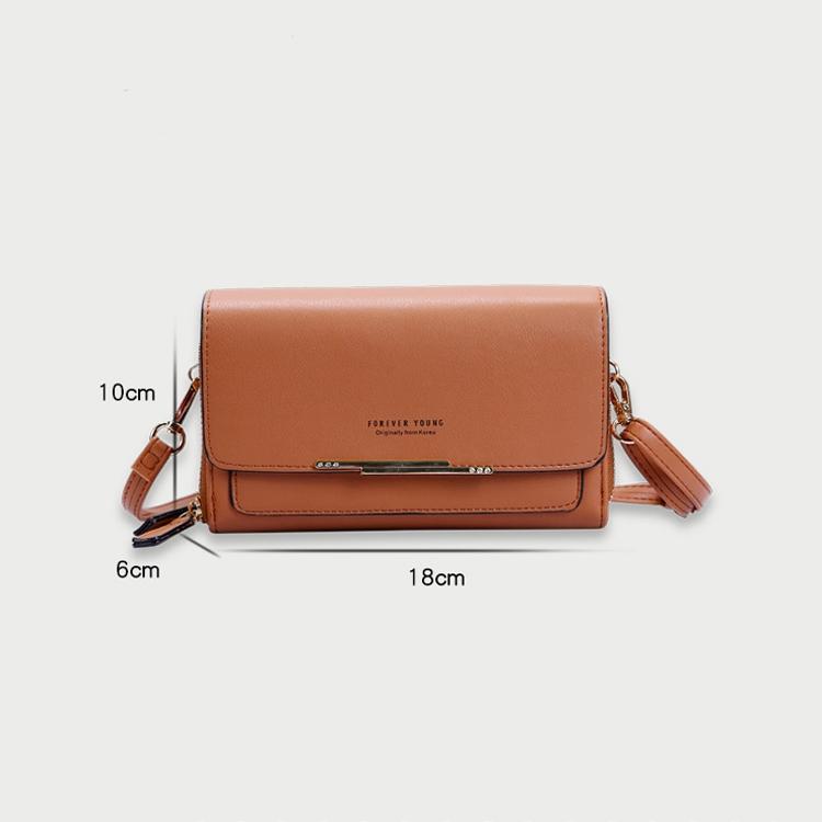 Large Capacity Multi Function Women Wallet - Brown