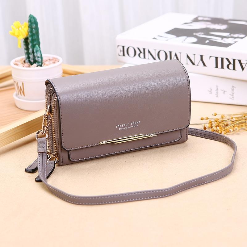 Large Capacity Multi Function Women Wallet - Brown