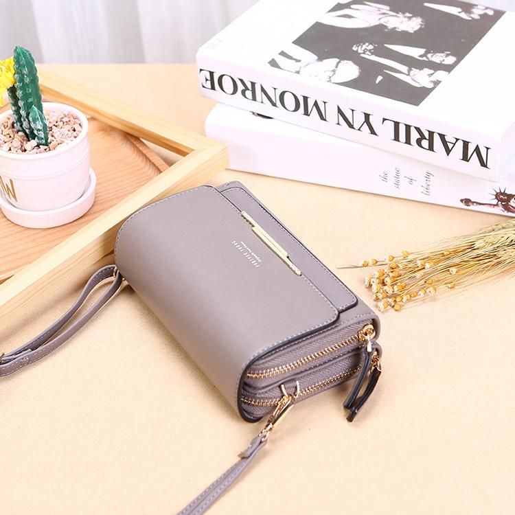 Large Capacity Multi Function Women Wallet - Brown