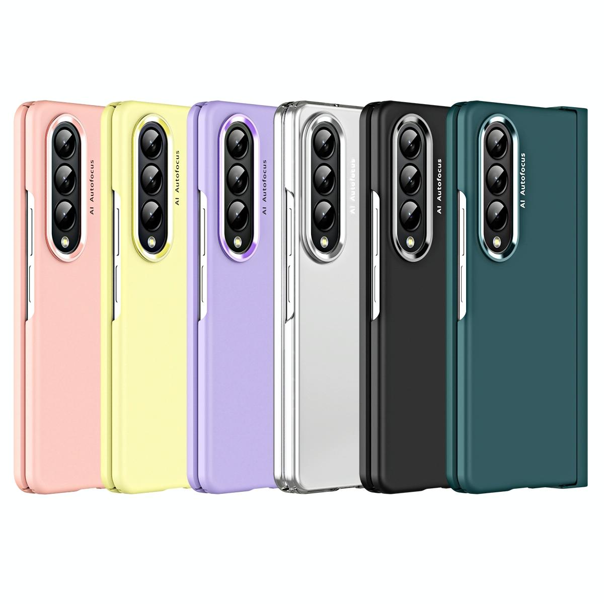 For Samsung Galaxy Z Fold4 5G Skin Feel Contact Lens Case - Transparent