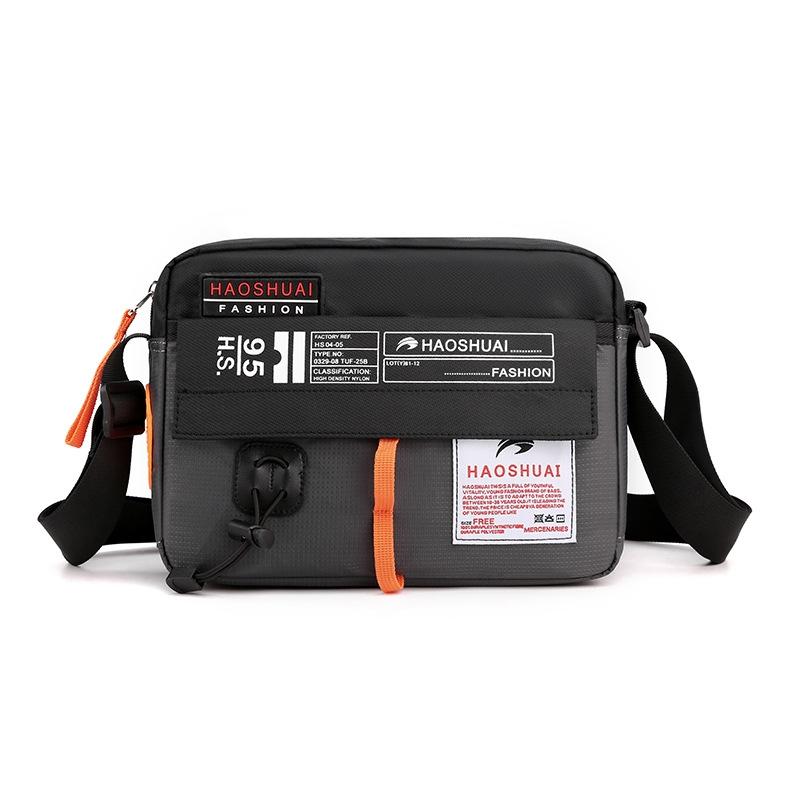 Waterproof Nylon Shoulder Bag For Men Outdoor Sports Leisure Gear - Light Blue
