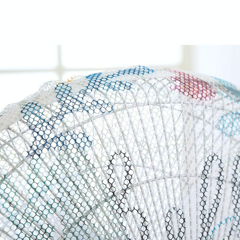 Electric Fan Safety Net Cover - Anti-pinch Dustproof - Light Pink