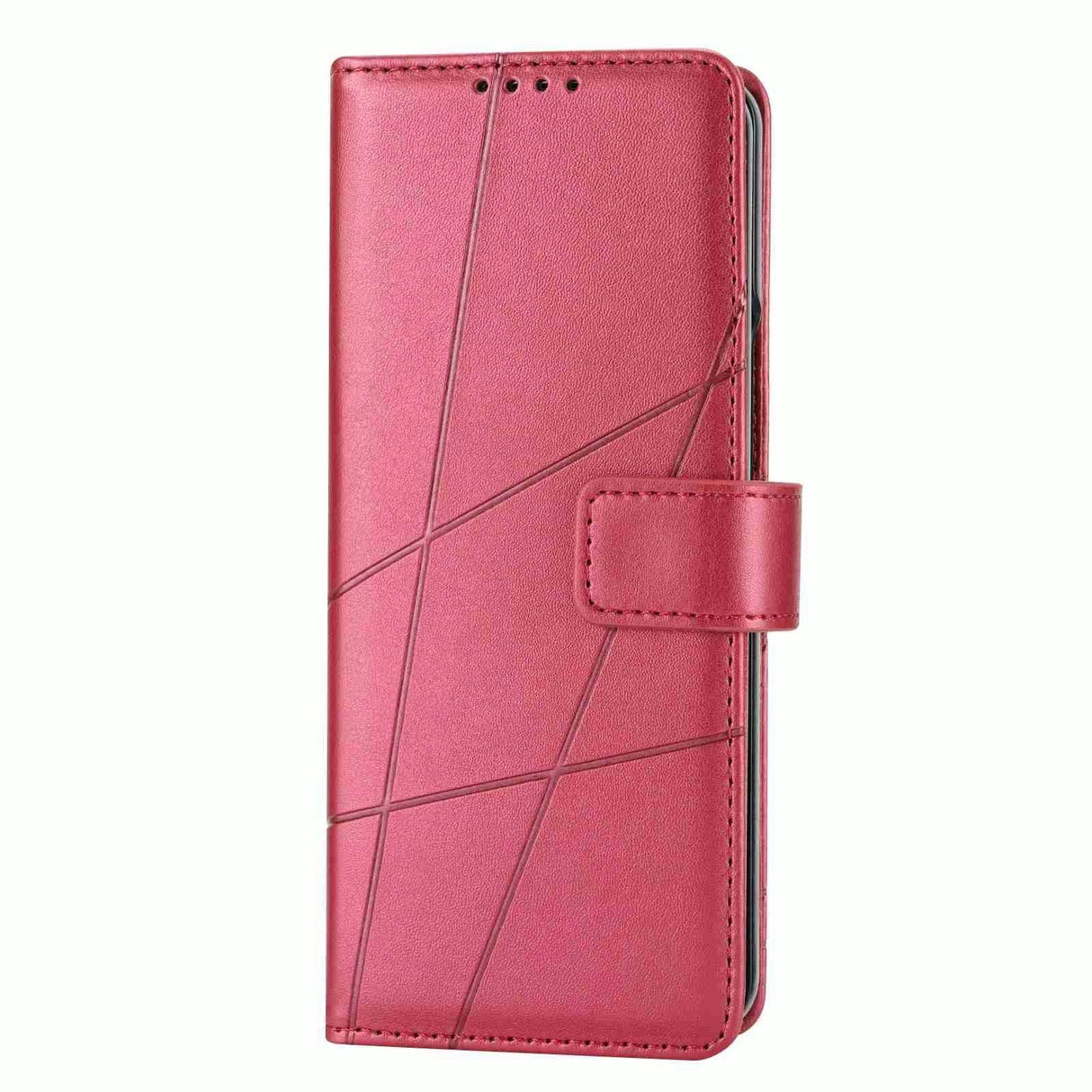 For Samsung Galaxy Z Fold4 5G Embossed Pu Leather Phone Case - Purple