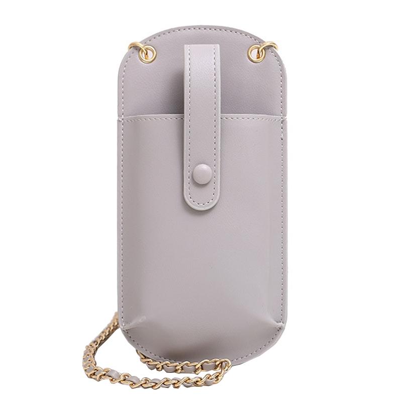 Compact Cell Phone Crossbody Bag - Grey