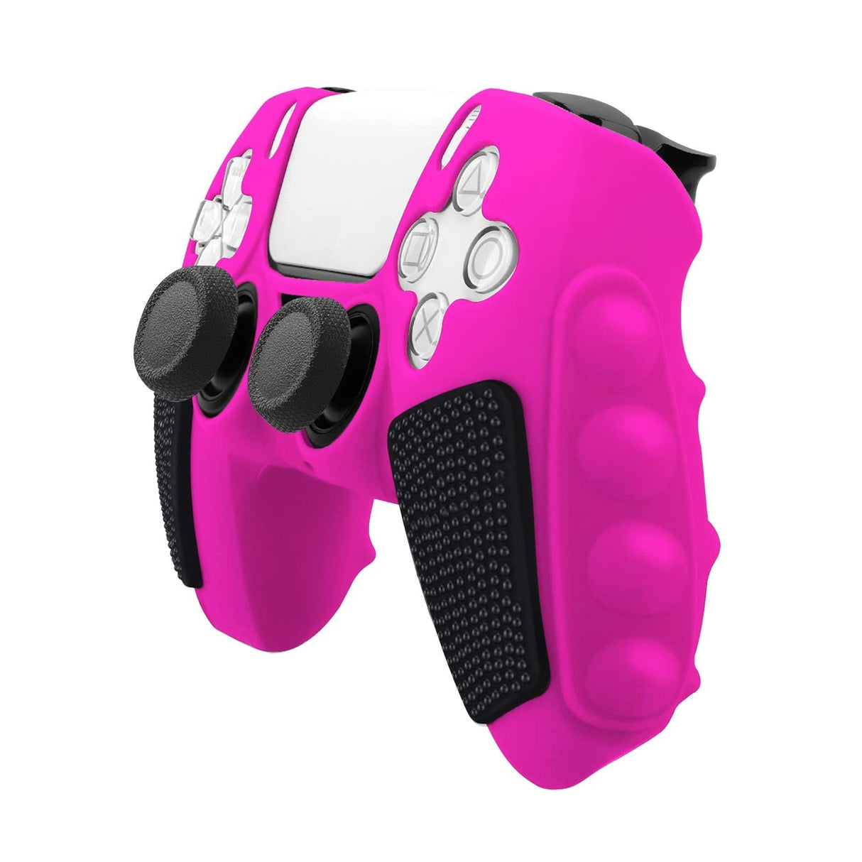 Silicone Gamepad Cover for Sony Ps5 - no Rocker Caps - Purple Black