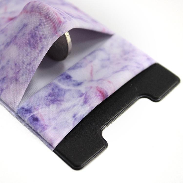 Marble Road Stretch Phone Card Holder Sticky Clip - Black