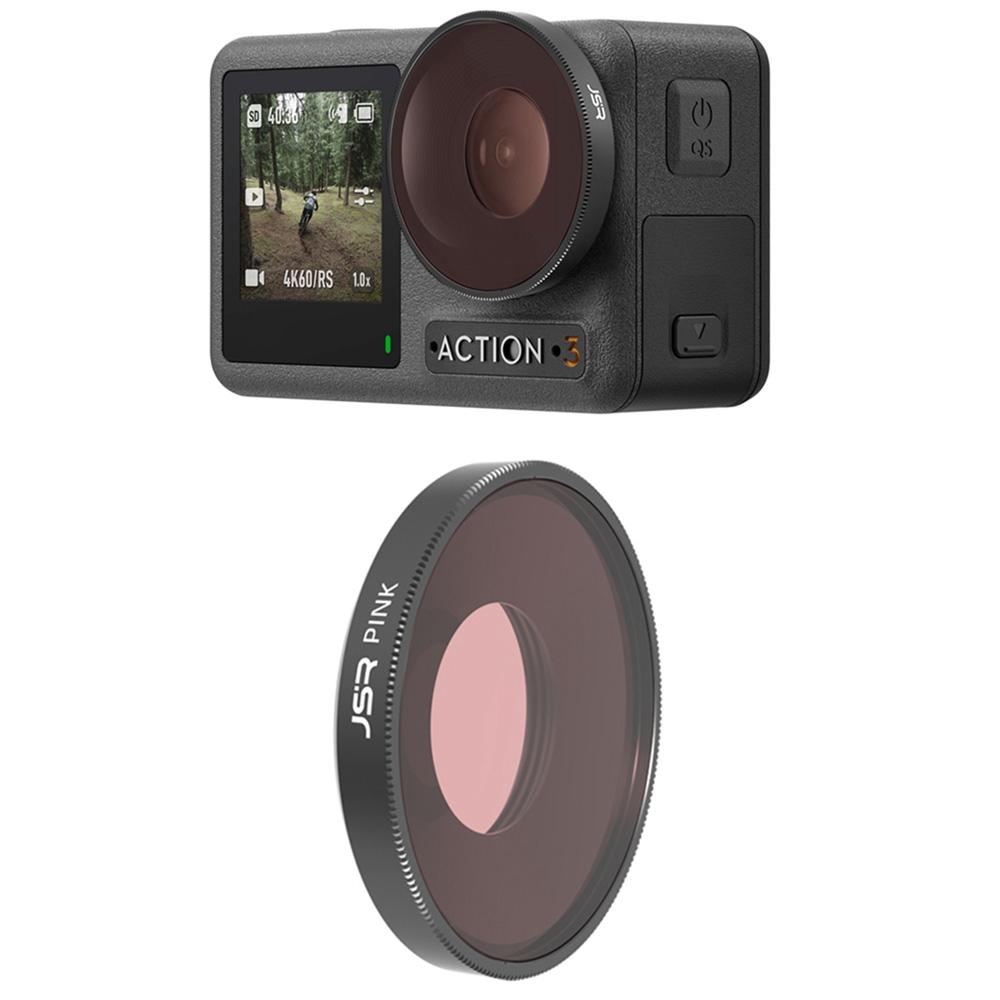 Underwater Lens Filter for Dji Action 3 - Diving - Pink