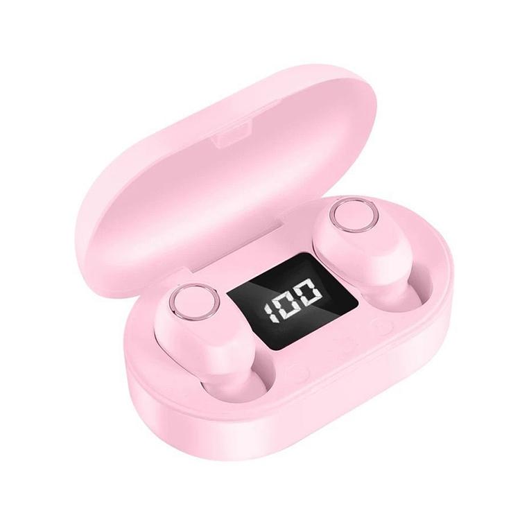 Wireless Touch Bluetooth Headset with Smart Magnetic Charging - Dt-13 - Pink