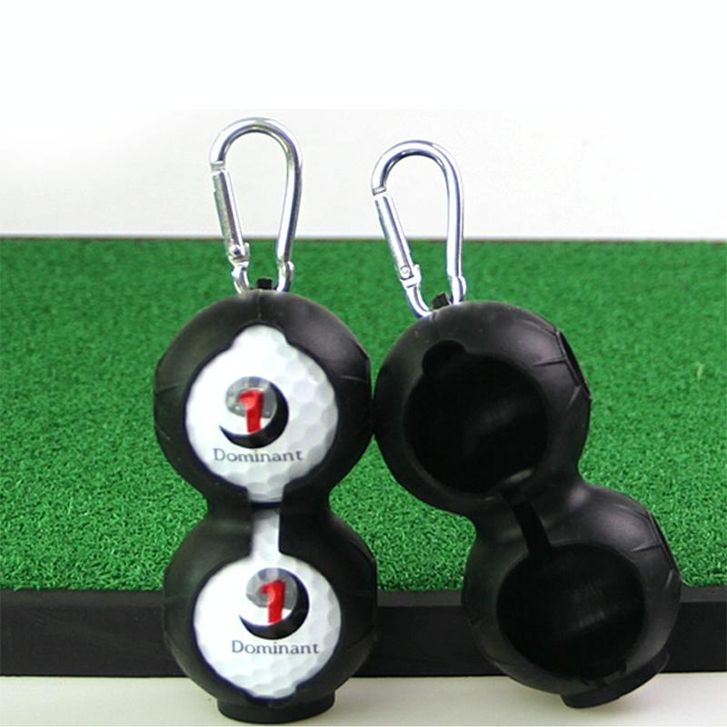 2-pack Golf Silicone Double-ball Protection Sleeves - Pink