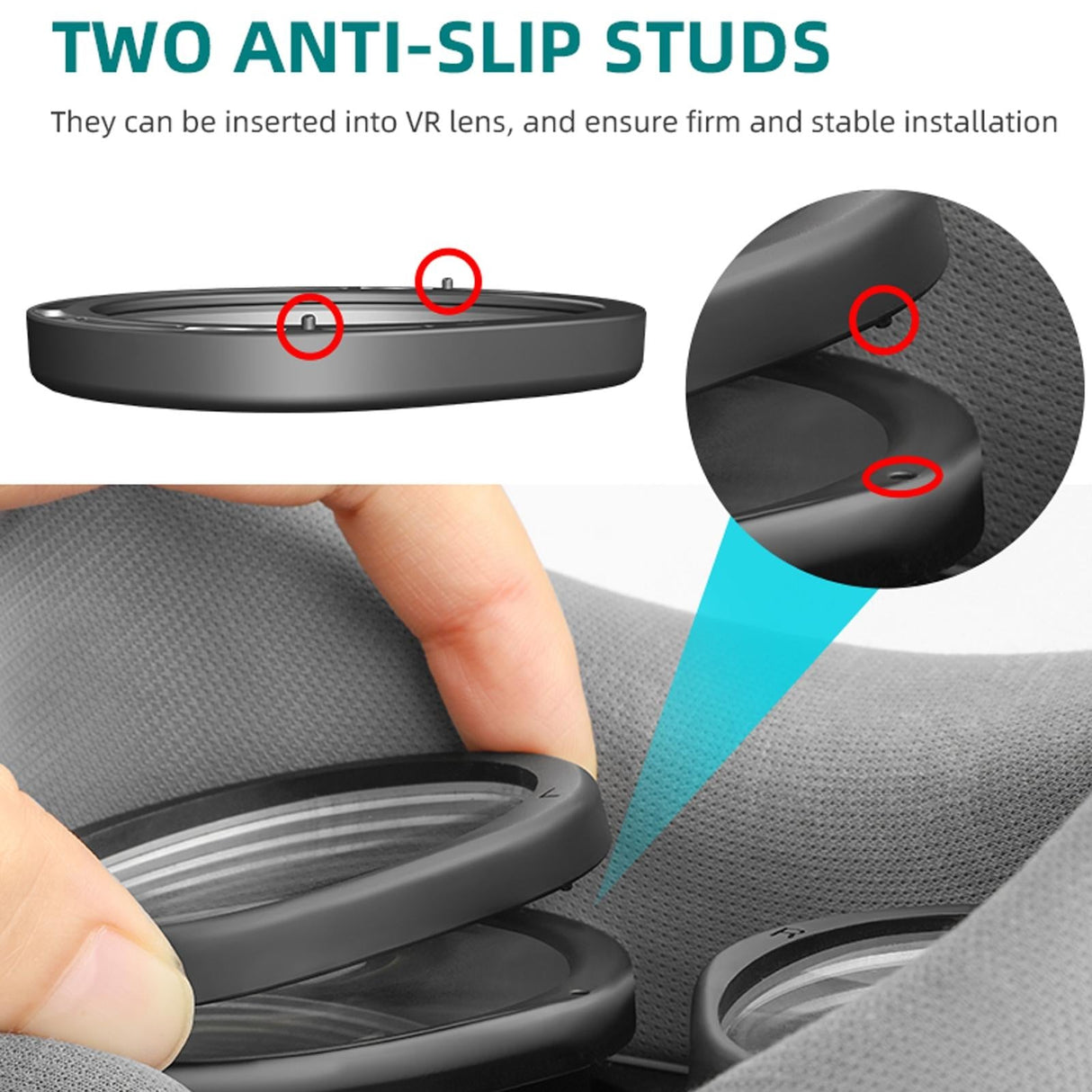 Vr Glasses Box for Pico 4 Hifylux - Magnetic Myopia - 1 Pair - 500 Degrees