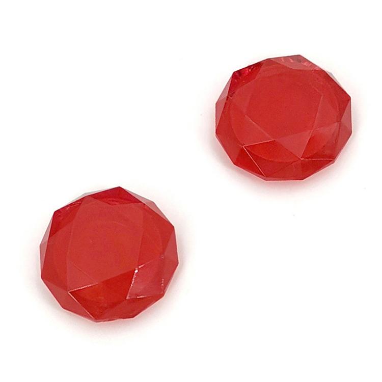 2 Pcs Diamond Texture Games Grip Caps for Ps5 - Green