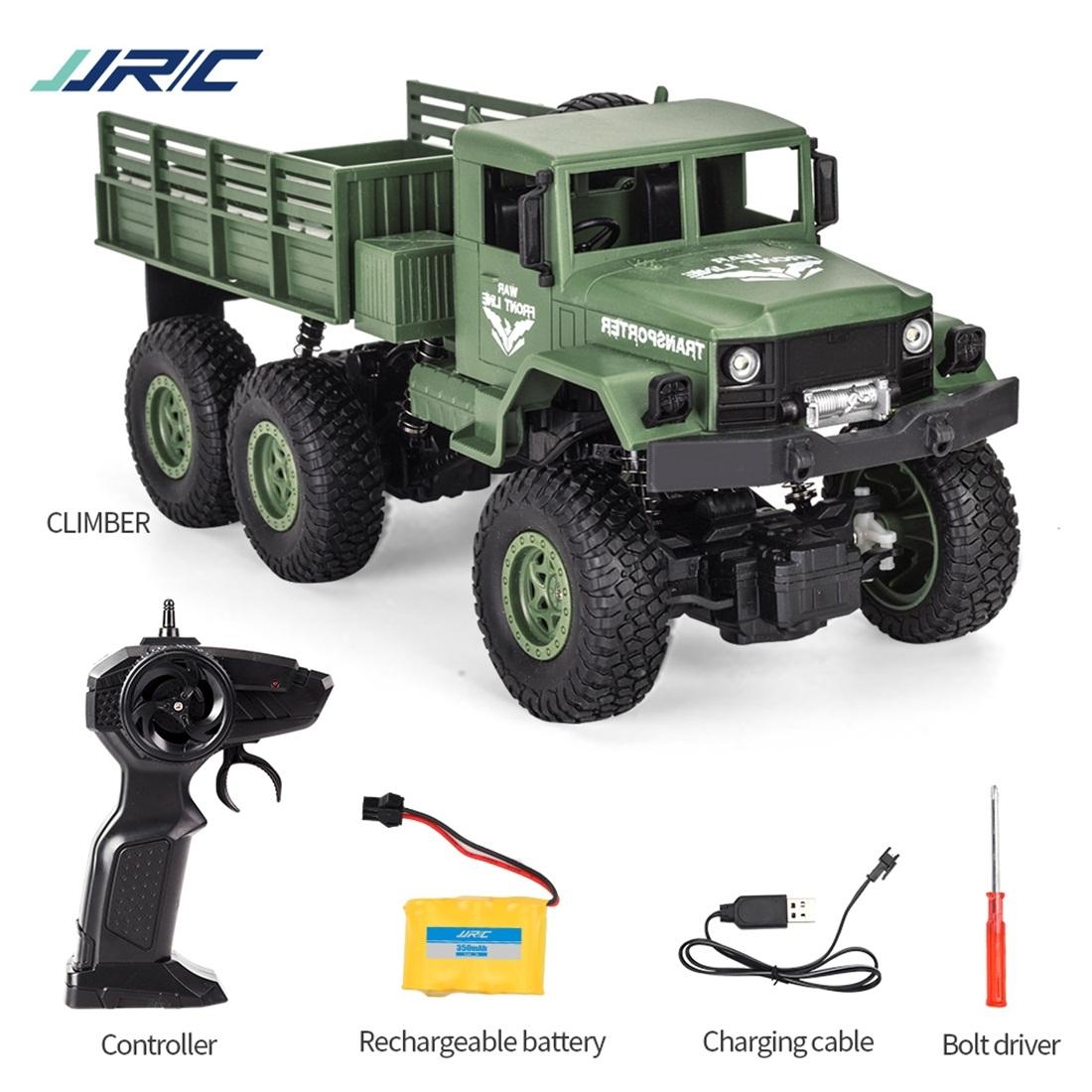 2.4ghz 4ch Rc Dongfeng 8 Six-wheeled Armor Truck Toy - Green