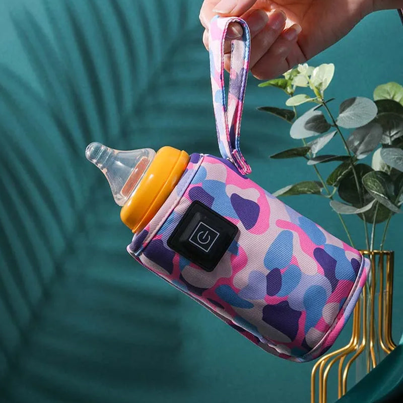 Vibe Geeks 3 Temperature Insulated Milk Baby Bottle Warmer- Usb Plugged-in - Blue